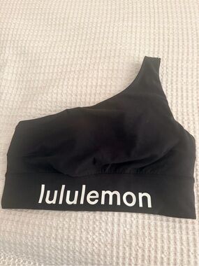lululemon athletica Black One-Shoulder Sports Bra